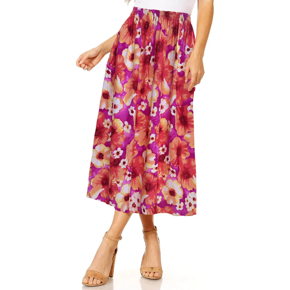 Women's Summer Skirt Floral Print