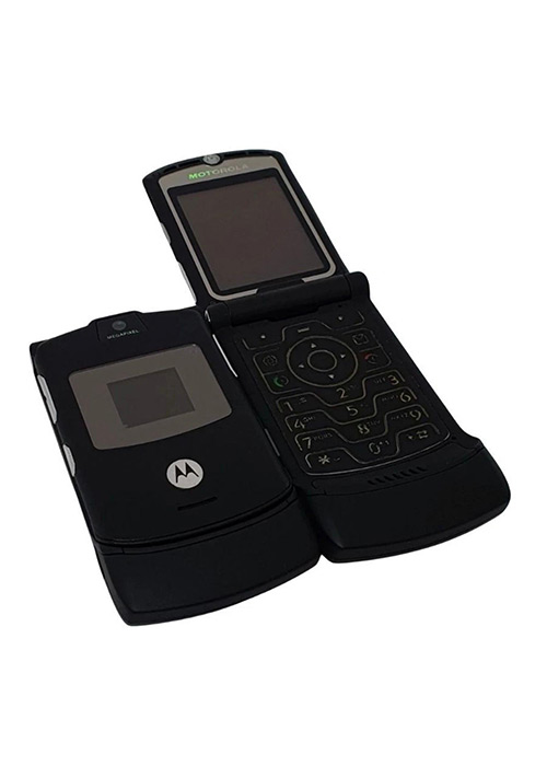 Motorola RAZR V3 Retro Flip Black Unlocked