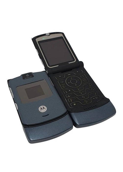Motorola RAZR V3 Retro Flip Grey Unlocked